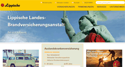 Desktop Screenshot of lippische.de