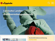 Tablet Screenshot of lippische.de